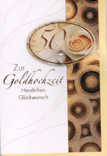 1 Karte - Zur Goldhochzeit - siehe Bild (97)